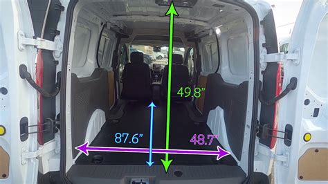 Cargo Dimensions in the 2020 Ford Transit Connect | 2020 Ford Transit ...