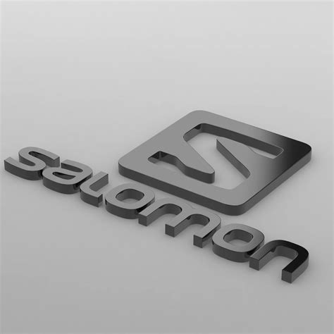 Salomon Logo - 3D Print Model by 3d_logoman