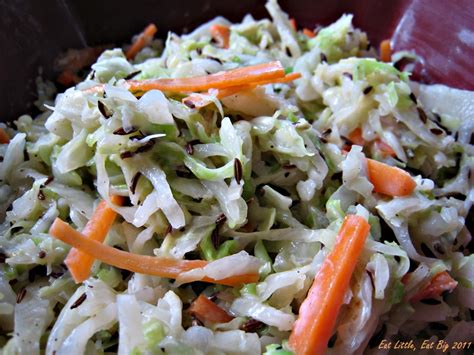 Recipe for Caraway Cabbage and Carrot Slaw | Eat Little, Eat Big