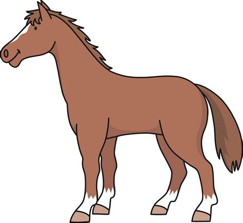 Clipart Horse Pretty Horse - Png Download - Full Size Clipart (#2201084) - PinClipart