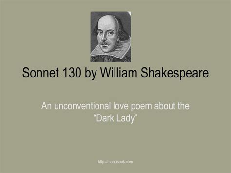 PPT - Sonnet 130 by William Shakespeare PowerPoint Presentation, free ...