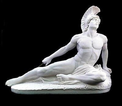 Achilles Dying Trojan Hero Arrow Cast Marble Greek Sculpture Statue Copy | eBay