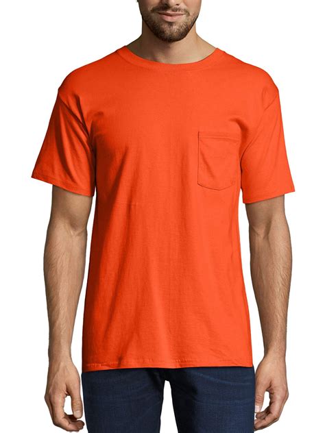 Hanes Men's Premium Beefy-T Short Sleeve T-Shirt With Pocket, Up to Size 3XL - Walmart.com