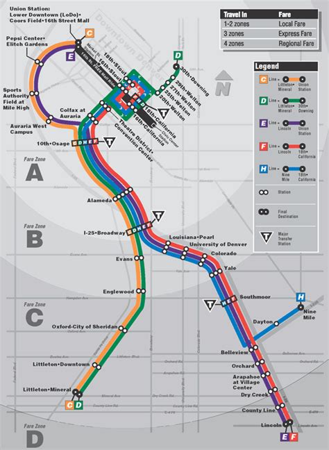 Transit Maps: Official Map: Denver RTD Light Rail, 2011