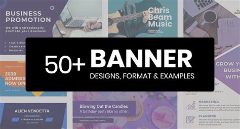 50+ Banner Designs, Format & Examples