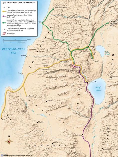 Joshua - Northern campaign | Joshua, Bible, Book of joshua