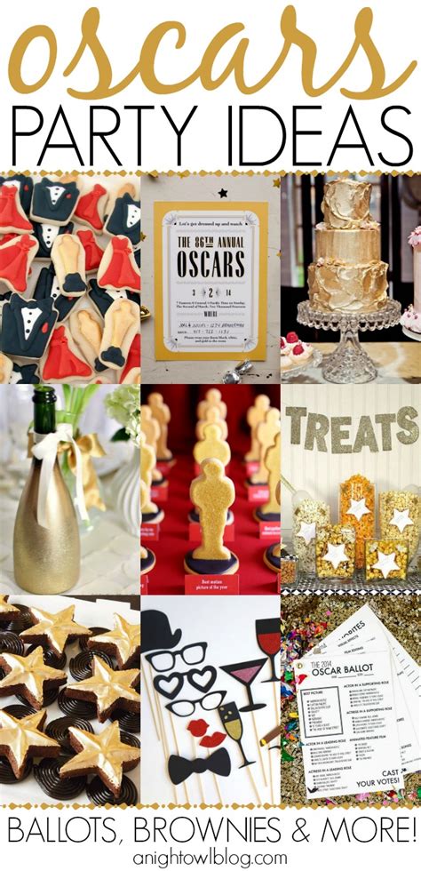 Last-Minute Oscar Party Ideas - A Night Owl Blog