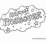 Coloring Passover Pages Pesach Printable Color Seder Jewish Plate  sketch template