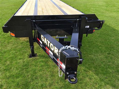 Pintle-Hitch Equipment Trailers (Wide Ramps) - Gatormade Trailers