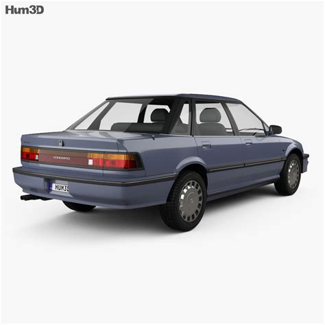 Honda Concerto (MA) Sedán 1992 Modelo 3D - Descargar Sedan on 3DModels.org