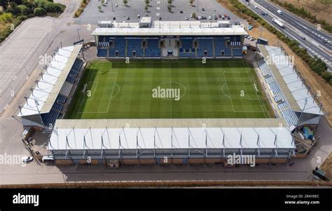 Aerial view of the Jobserve Community Stadium (for sponsorship purposes ...