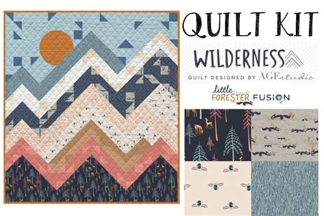 Wilderness Quilt Kit Little Forester Fusion Quilt Kit by Art - Etsy in ...