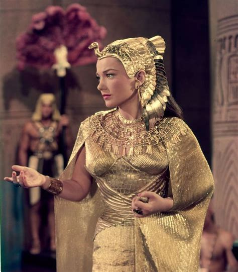 Anne Baxter in The Ten Commandments. (1956). The costume design was in charge of Edith Head ...