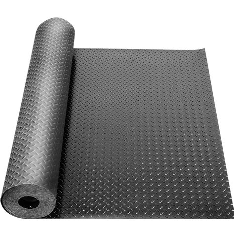 tonchean 16.5ft x 3.3ft Heavy Duty Garage Floor Mat - Rolls Diamond ...