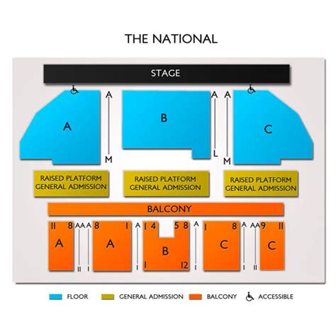 Virginia Theatre Seating Chart