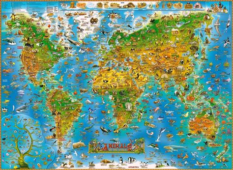 World Map Jigsaw Puzzle 1000 Pieces - Puzzle Shop 🧩