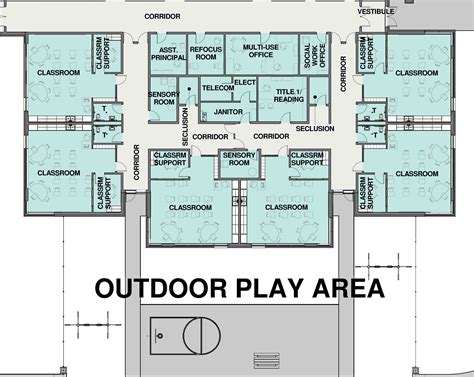 Residential School Floor Plan | Cunningham Children's Home