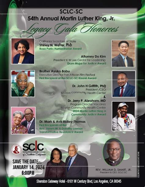 SCLC-SC 54th MLK Annual Legacy Festival Celebration | SCLC of SC