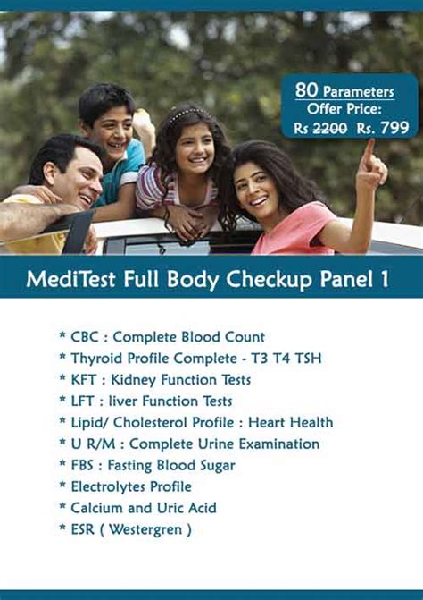 Full Body Checkup Noida | 80 Tests @ Rs 799 Free Home sample collect