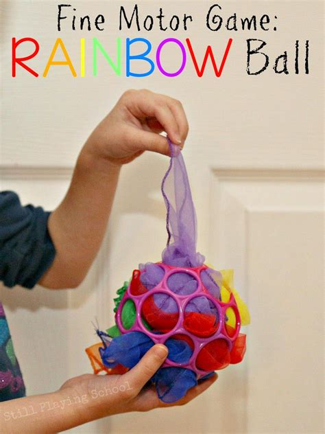 Rainbow fine motor ideas – Artofit