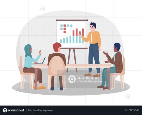 Business Presentation Illustration - Free Download Business Illustrations | IconScout