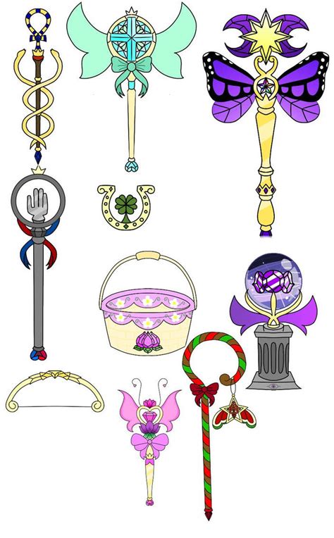 UPDATED WAND DESIGNS ^^ by AANNDDRREEWW08 on DeviantArt