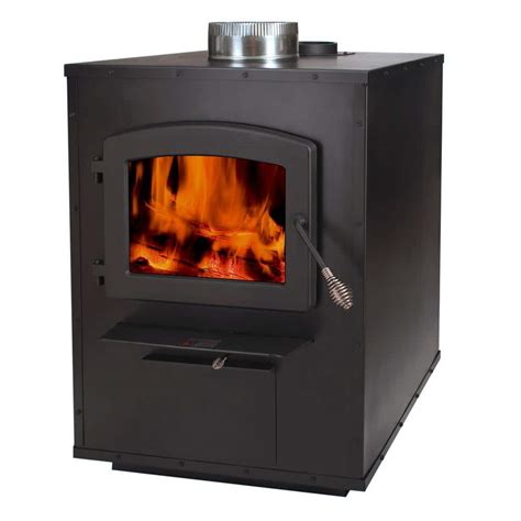 US Stove Wonderdeluxe 1,800 sq. ft. Coal-Burning Stove / Circulator ...