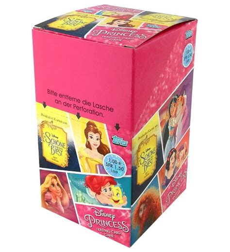 Topps Disney Princess Trading Card Game - Box With 24 Packets, Stickerpoint