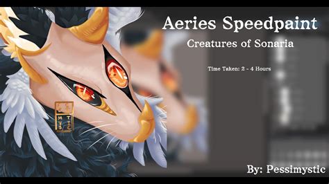 Aeries Speedpaint (2021) | Creatures of Sonaria - YouTube