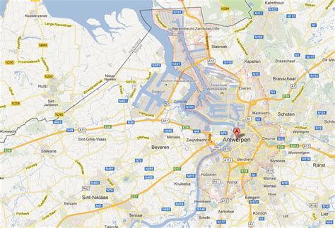 Antwerpen Map