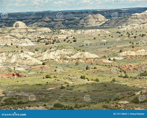 Painted Canyon, Medora North Dakota Stock Image - Image of painted ...