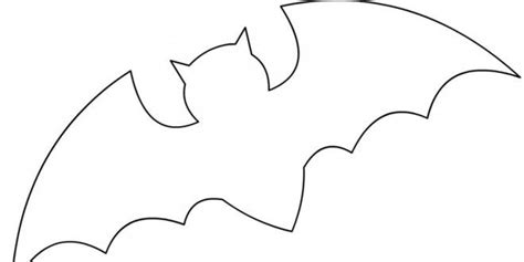 Bat Template for Halloween | Coloring Page | Halloween templates ...