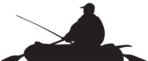 Silhouette Fisherman Fishing Boat Clip art - boat png download - 8000* ...