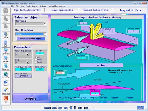 wing area and lift of the airfoil