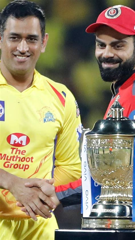 Dhoni And Virat Kohli With Ipl Trophy, dhoni and virat kohli, ipl ...