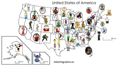 Daily Maps Famous Cartoons, Free Cartoons, Social Media Infographic, Infographics, Type ...