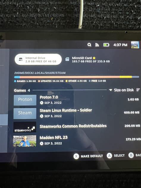 Factory reset steam deck and it’s showing 36GB worth of updates. I ...