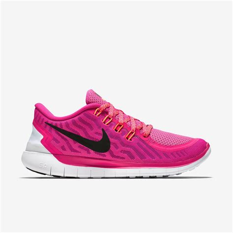 Nike Womens Free 5.0+ Running Shoes - Pink - Tennisnuts.com