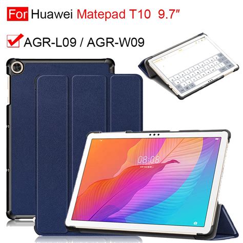 For Huawei Matepad T10 T10S T10s 2020 mart Leather Flip Cover PU Stand Tablet Case | Shopee ...