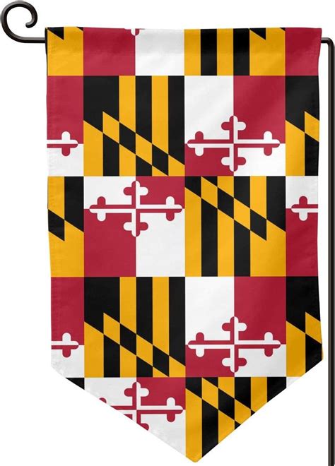 Amazon.com : CaGTesh Dynamic Maryland State Flag Graphic Double-Sized Print Decorative Holiday ...