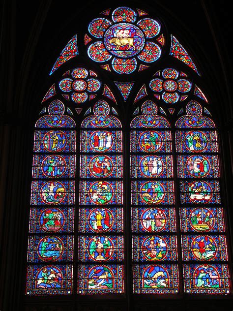 Free Images : paris, color, cathedral, material, stained glass, symmetry, old window, stained ...