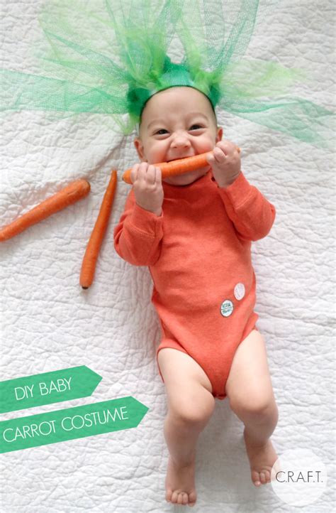 DIY baby carrot costume - C.R.A.F.T.