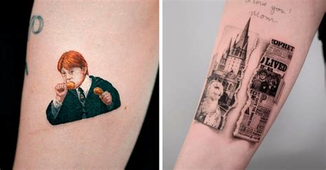 118 Harry Potter Tattoos For Ultimate Fans Of The Wizarding World | Bored Panda