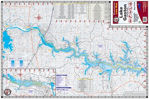 Lake Gaston & Roanoke Rapids #1206 – Kingfisher Maps, Inc.