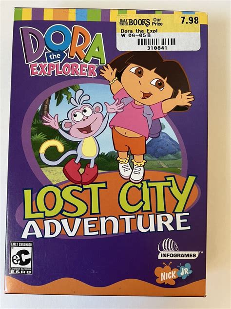 Dora the Explorer: Lost City Adventure PC Game (Windows/Mac) 2002 CD ...