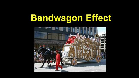 Bandwagon Effect - Psychology Term Of The Day - YouTube