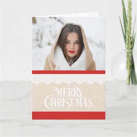 Merry Christmas Photo Christmas Card | Zazzle