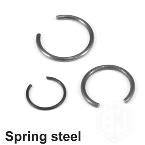 Retaining Rings Round Wire Circlip for Bores Snap Ring DIN 7993 B Spring Steel | eBay