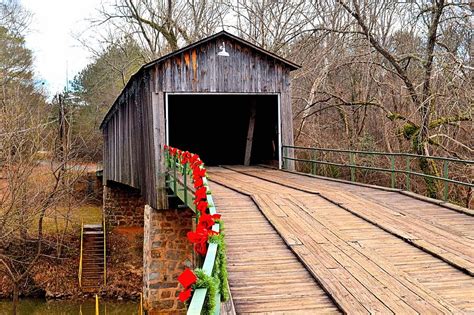 Euharlee Covered Bridge in December Photograph by James Potts - Fine Art America