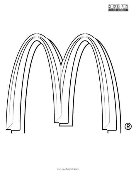 Mcdonalds Logo Coloring Page Super Fun Coloring Images And Photos ...